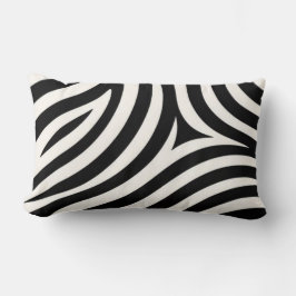 Zebra ränder Modern utskrift Lumbarkudde