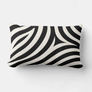 Zebra ränder Modern utskrift Lumbarkudde