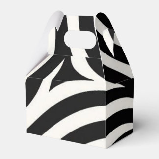 Zebra ränder Modern utskrift Presentaskar