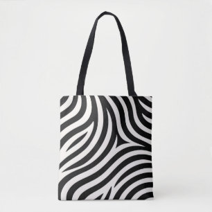 Zebra ränder Modern utskrift Tygkasse