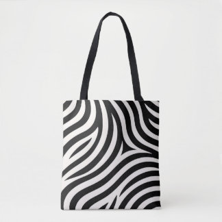Zebra ränder Modern utskrift Tygkasse