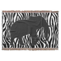 Zebra ränder Mönster med Elephant + dina idéer