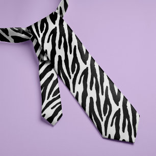 Zebra ränder Mönster Slips