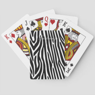 zebra ränder Mönster Thunder_Cove Casinokort