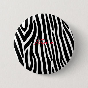 zebra ränder Mönster Thunder_Cove Knapp