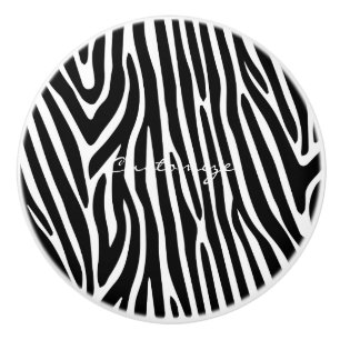 zebra ränder Mönster Thunder_Cove Knopp