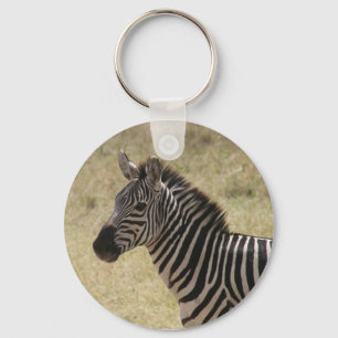 zebra ränder nyckelring