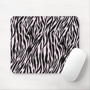 Zebra ränder på pastellRosa Musmatta