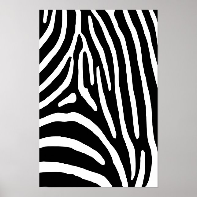 Zebra ränder poster (Framsidan)