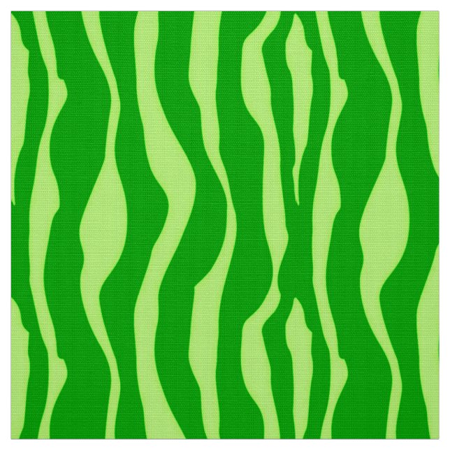Zebra ränder - skuggar av limefruktgrönt tyg (Provkarta)