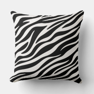 Zebra ränder Sömlös Mönster Animal Print-60492 Kudde