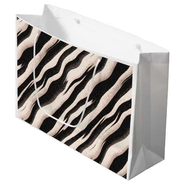 Zebra ränder sömlös struktur + dina idéer (Framsidan Vinklad)