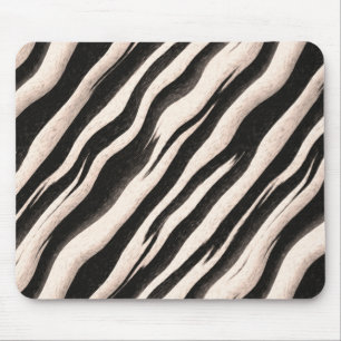 Zebra ränder sömlös struktur + dina idéer musmatta
