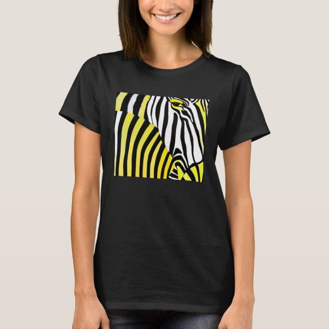 Zebra ränder t shirt (Framsida)