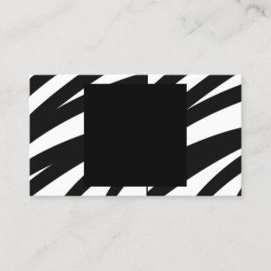zebra ränder visitkortsmall med fetstil visitkort