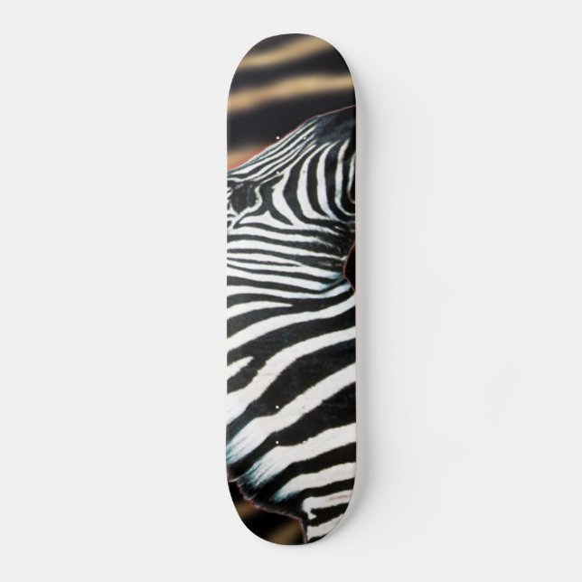 Zebra ränder Wildlife Animal Art skateboard (Framsida)