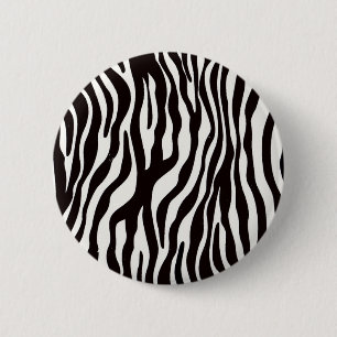 Zebra ränderblandning & match Collectibles - Knapp