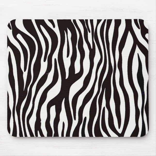 Zebra ränderblandning & match Collectibles - Musmatta (Framsidan)