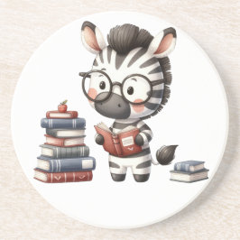 Zebra Reading Bokar. Underlägg