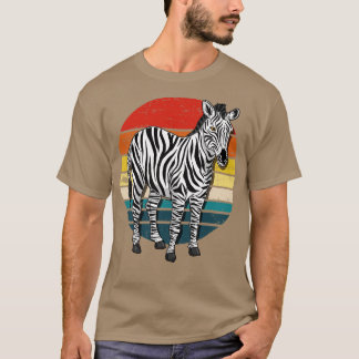 Zebra Retro Vintage T Shirt