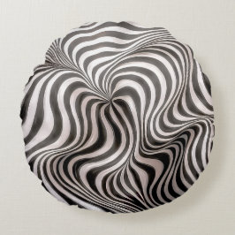 Zebra rock! rund kudde