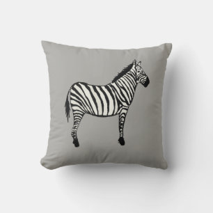 Zebra Safari Animal Painting Dekorativ kudde
