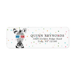 Zebra Safari | Returadressetikett Returadress Etikett