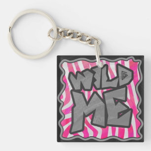 Zebra Shock rosa och White Vild me
