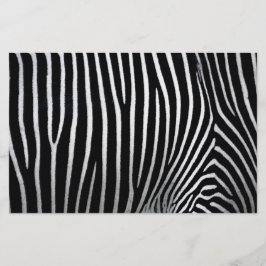 Zebra Skin Brevpapper