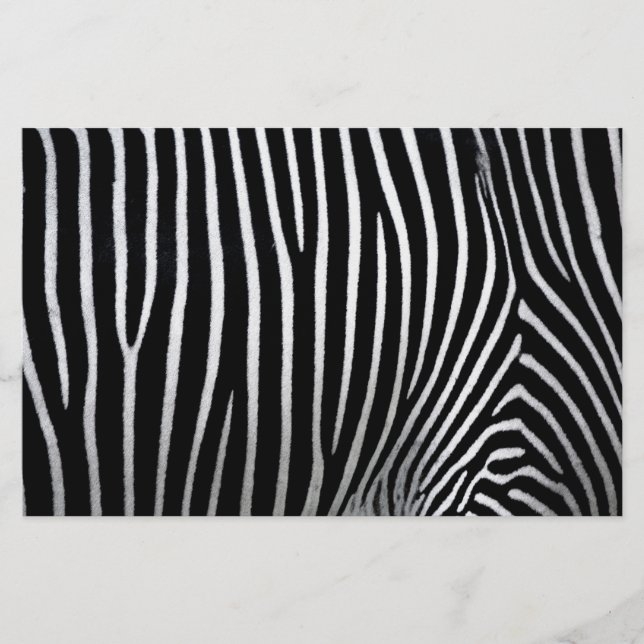 Zebra Skin Brevpapper (Framsida)