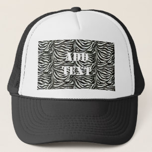 Zebra Skin Camouflage Struktur Keps