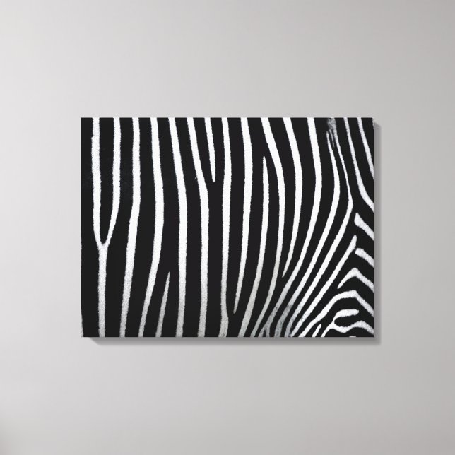 Zebra Skin Canvastryck (Framsida)