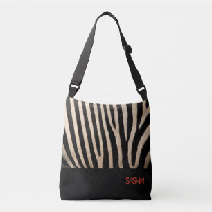 Zebra Skin Collection Crossbody Bag Axelväska