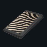 Zebra Skin Collection Trifold Wallet Purse<br><div class="desc">En vacker zebra-hud texturerad mönster. Designad av Evco Studio.</div>
