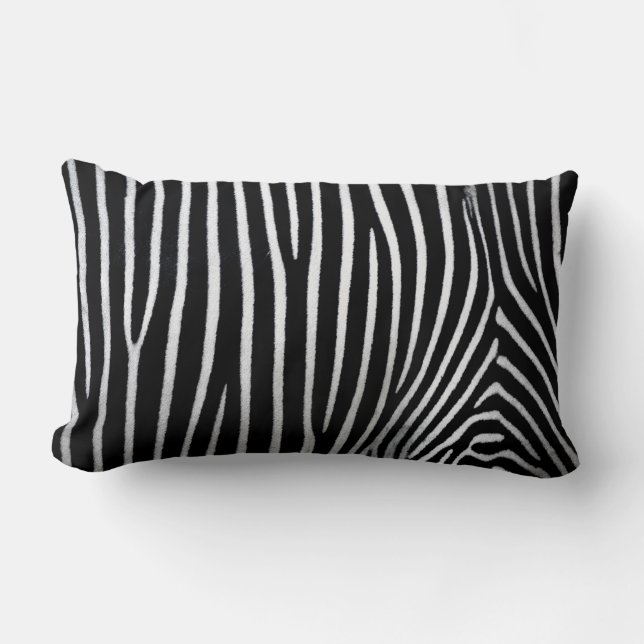 Zebra Skin Lumbarkudde (Framsida)
