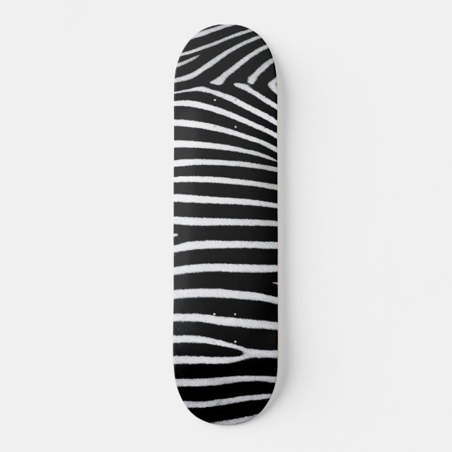 Zebra Skin Mini Skateboard Bräda 18,5 Cm (Framsida)