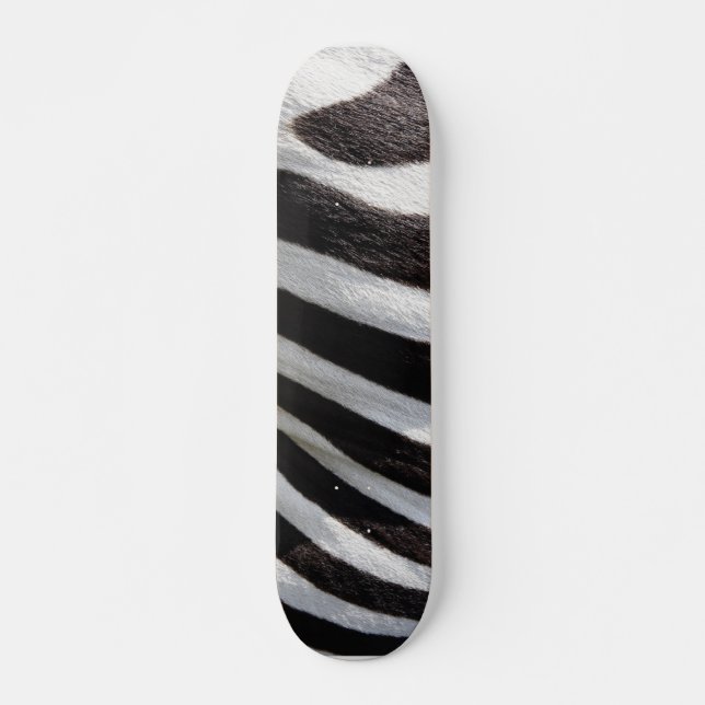 Zebra Skin Mini Skateboard Bräda 18,5 Cm (Framsida)