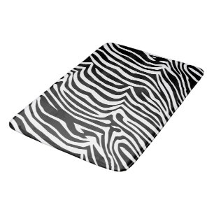 Zebra skin mönster badrumsmatta