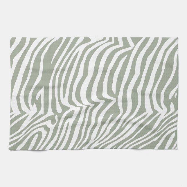 Zebra skin mönster kökshandduk (Horisontell)