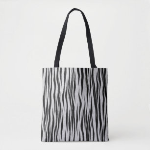 Zebra Skin Skriv ut Mönster-6665 Tygkasse