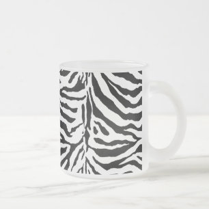 Zebra Skin Struktur (Lägg till/ändra bakgrund Färg Frostad Glasmugg