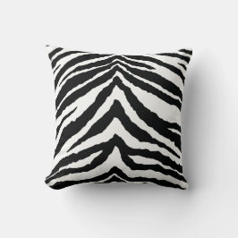 Zebra Skin-utskrift Kudde