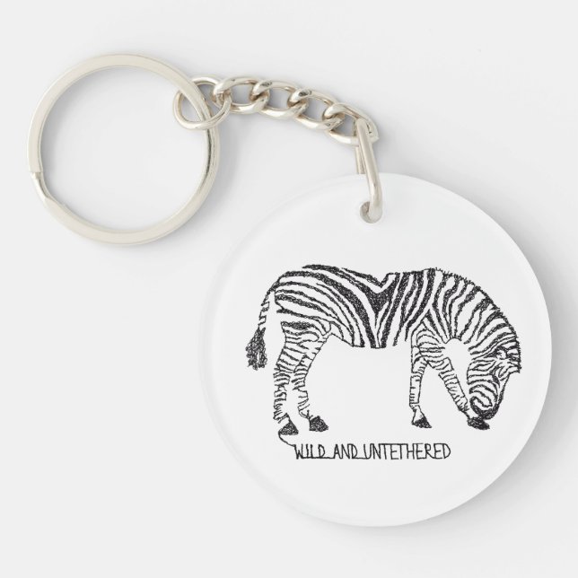 Zebra som består av Black Scribbles (Framsidan)