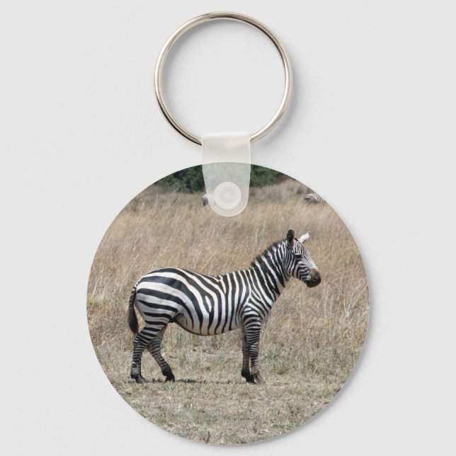 zebra stand rand nyckelring (Framsida)