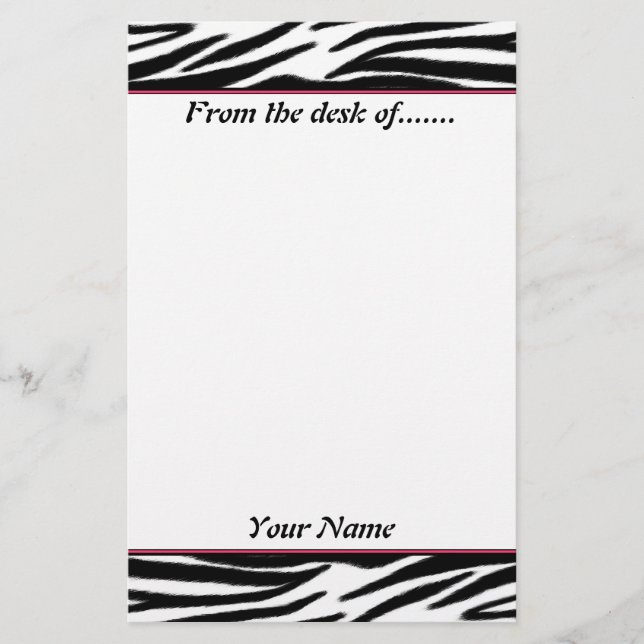 Zebra Stationery Brevpapper (Framsida)