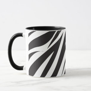 Zebra Stripe Mönster-kaffe Mugg