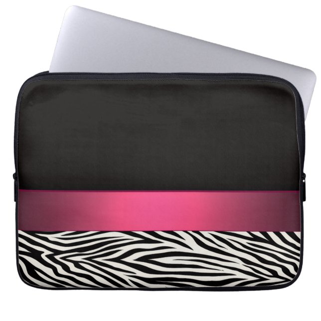 Zebra Stripes Laptop Fodral (Framsidan)
