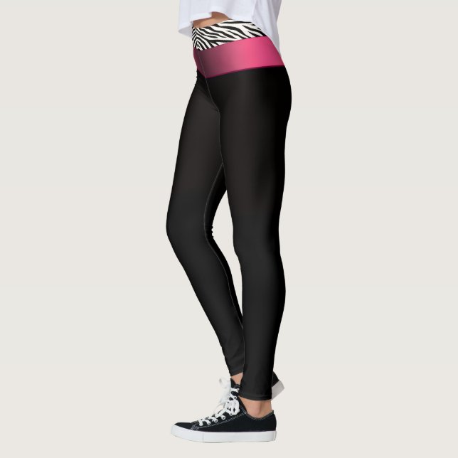 Zebra Stripes Leggings (Vänster)