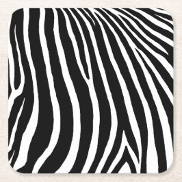 Zebra Stripes  Underlägg Papper Kvadrat