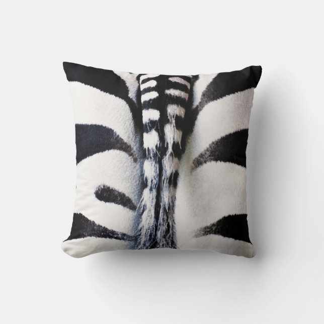 Zebra Svan 2-sidig Pillow Kudde (Framsida)